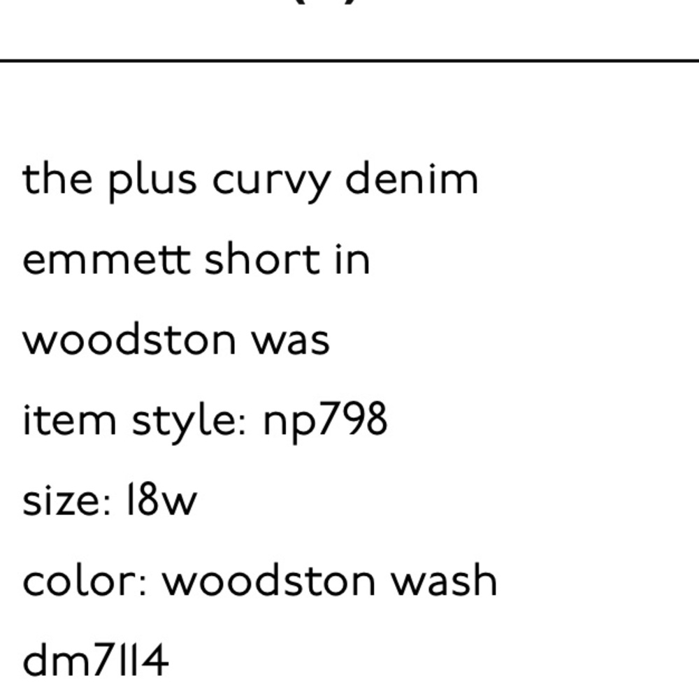 Madewell Curvy denim Emmett denim short - Picture 4 of 4